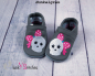 Preview: Lederpuschen Scull girl